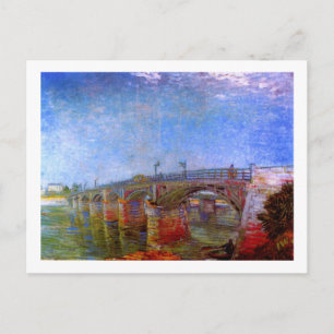 Carte Postale Pont de la Seine à Asnières (F240)Van Gogh Art