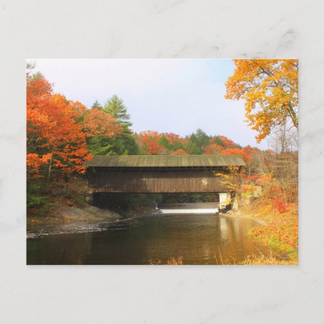 Carte Postale Pont de la station de pompage Greenfield MA (Devant)