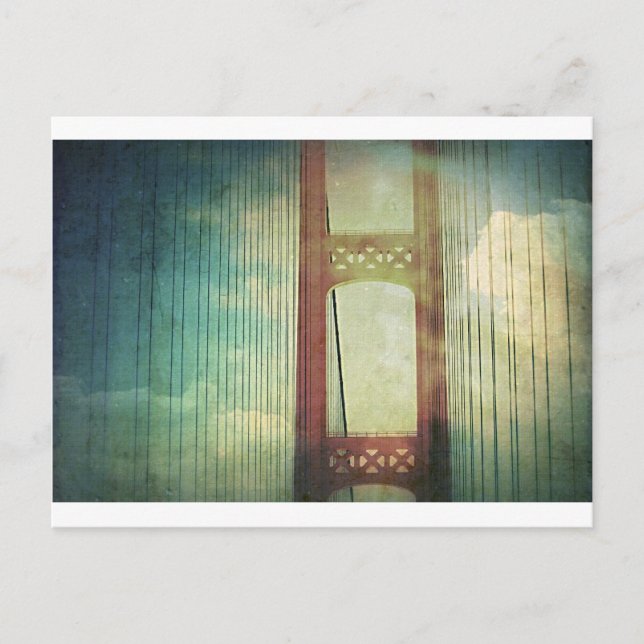 Carte Postale Pont de Mackinac puissant Michigan (Devant)