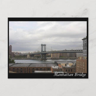 Carte Postale Pont de Manhattan