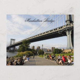 Carte Postale Pont de Manhattan, New York