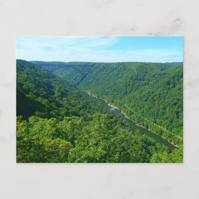 Carte Postale Pont de New River Gorge I (Devant)