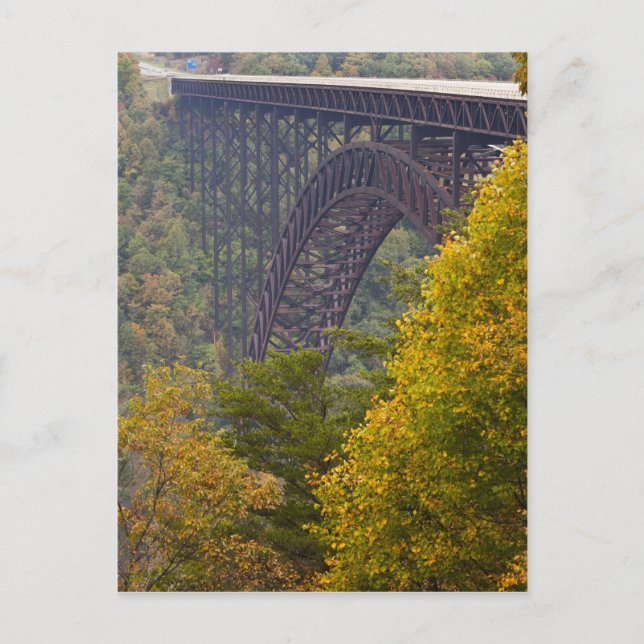 Carte Postale Pont de New River Gorge, New River Gorge (Devant)