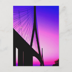 Carte Postale Pont de Normandie, Le Havre, France