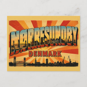Carte Postale Pont de Nørresundby Danemark