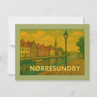 Carte Postale Pont de Nørresundby Danemark