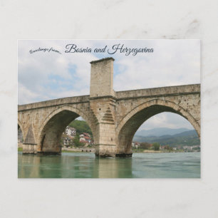 Carte Postale Pont de pierre à Visegrad Bosnie-Herzégovine