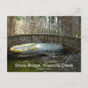 Carte Postale Pont de pierre Yosemite Creek Avril Torrent Produi