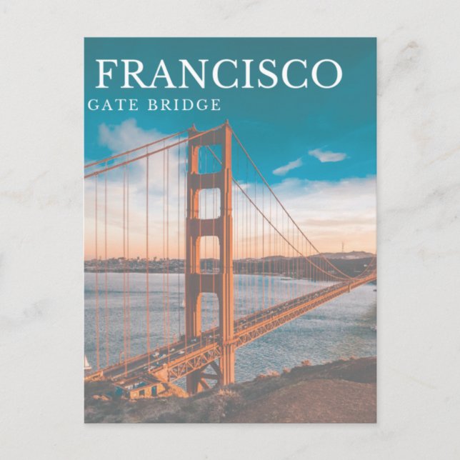 Carte Postale Pont de San Francisco (Devant)