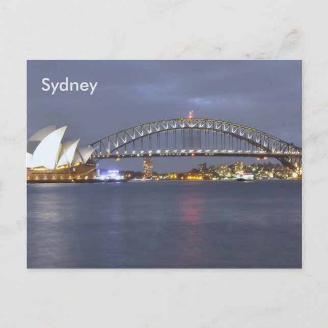 Carte Postale Pont de Sydney Harbour Australie (Devant)