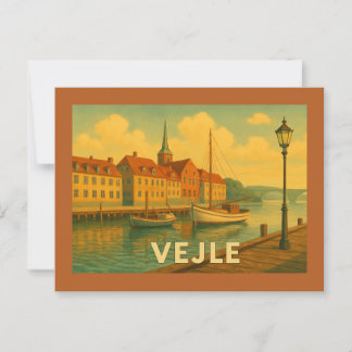 Carte Postale Pont de Vejle Danemark