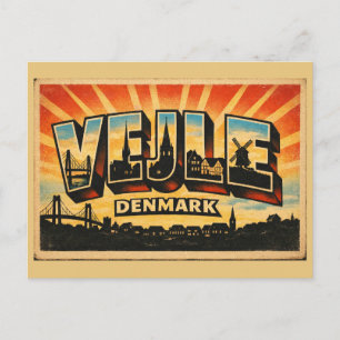 Carte Postale Pont de Vejle Danemark