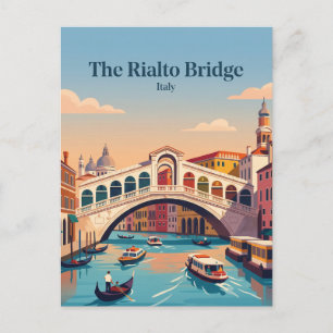 Carte Postale Pont des Rialto Italie