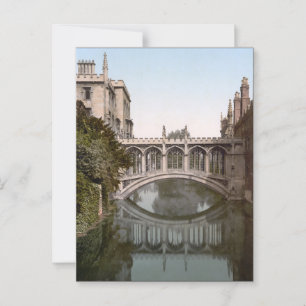 Carte Postale Pont des Soupirs à Cambridge, Angleterre (vers 190
