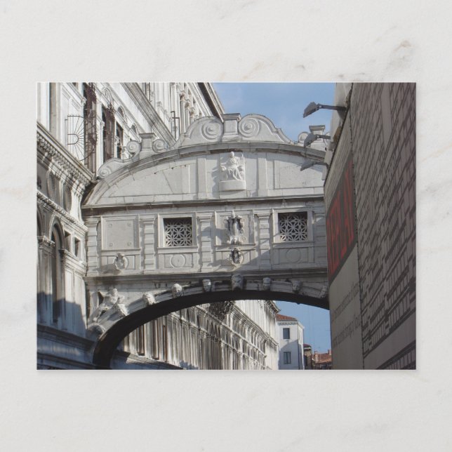 Carte Postale Pont des Soupirs, Venise 2 (Devant)