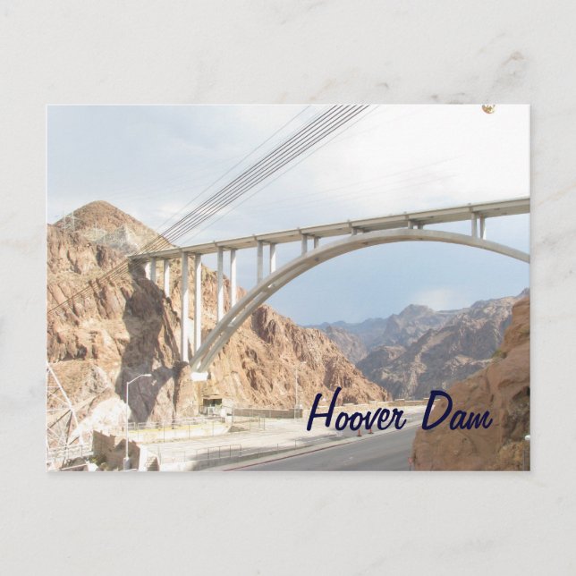 Carte Postale Pont du barrage Hoover (Devant)