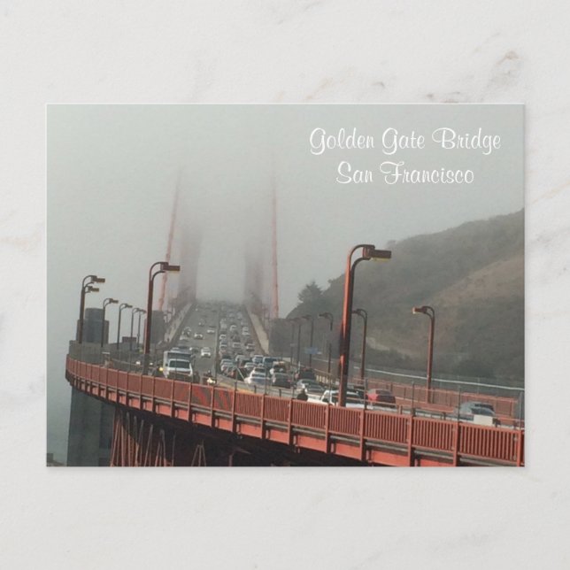 Carte Postale Pont du Golden Gate (Devant)