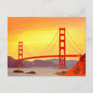 Carte Postale Pont du Golden Gate de San Francisco