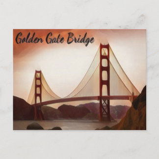 Carte Postale Pont du Golden Gate de San Francisco
