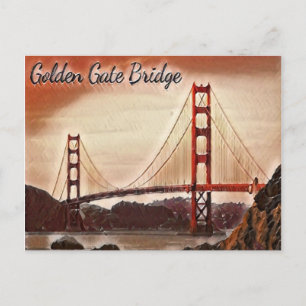 Carte Postale Pont du Golden Gate de San Francisco