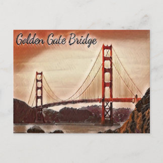 Carte Postale Pont du Golden Gate de San Francisco