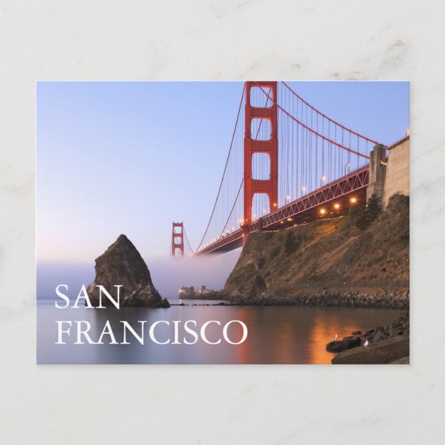 Carte Postale Pont du Golden Gate | San Francisco Merci (Devant)