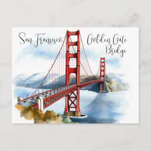 Carte Postale Pont du Golden Gate : une merveille intemporelle