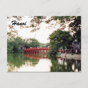 Carte Postale pont du lac hanoi