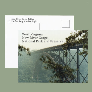 Carte Postale Pont du New River Gorge photo Virginie-Occidentale