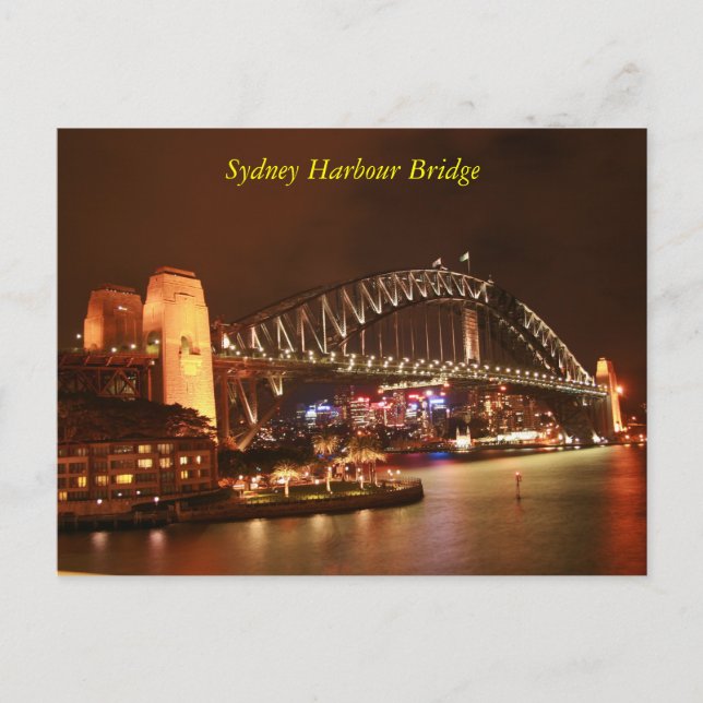 Carte Postale Pont du port de Sydney (Devant)