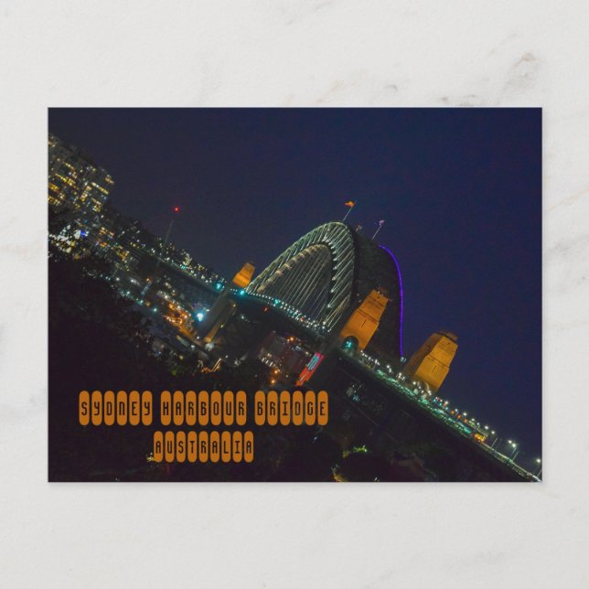 Carte Postale Pont du port de Sydney (Devant)