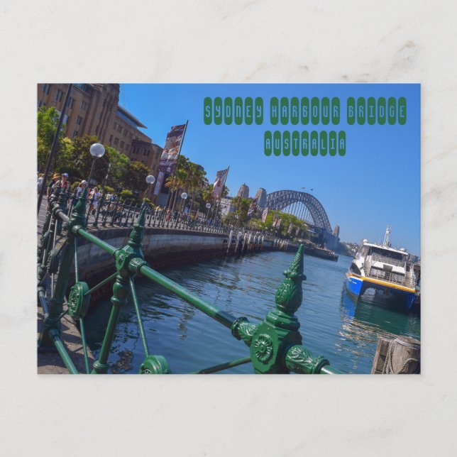 Carte Postale Pont du port de Sydney (Devant)