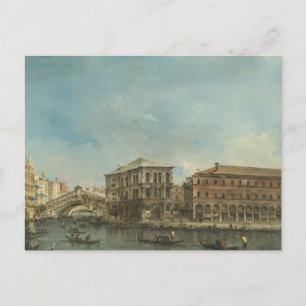 Carte Postale Pont du Rialto avec Palazzo dei Camerlenghi