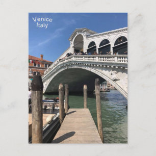 Carte Postale Pont du Rialto, Grand Canal, Venise, Italie