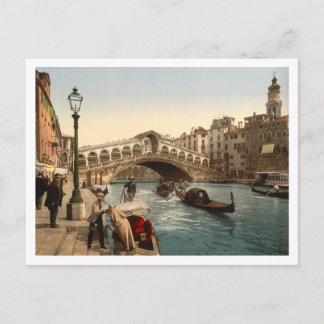 Carte Postale Pont du Rialto II, Venise, Italie