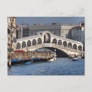 Carte Postale Pont du Rialto Venise Italie