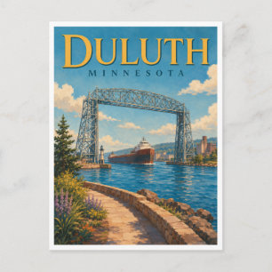 Carte Postale Pont élévateur de Duluth Minnesota GeoSaga