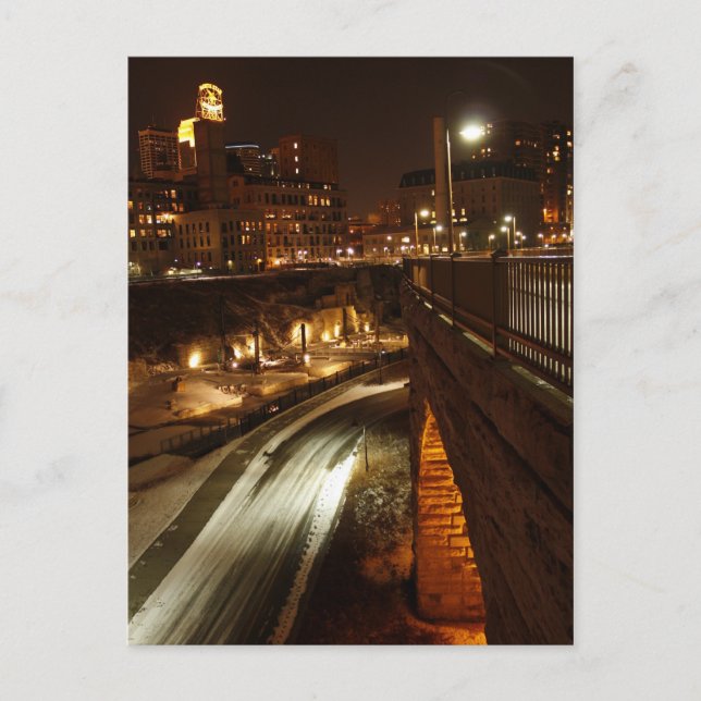 Carte Postale Pont en arc de pierre (Devant)