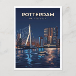Carte Postale Pont Erasmus et front de mer Kop van Zuid
