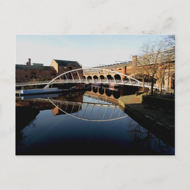 Carte Postale Pont et canal (Devant)