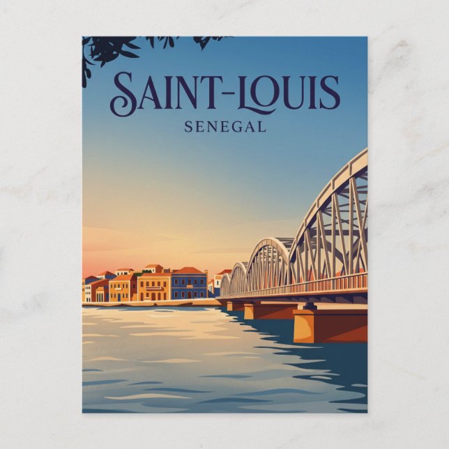 Carte Postale Pont Faidherbe Sénégal (Devant)