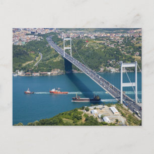Carte Postale Pont Fatih Sultan Mehmet sur le Bosphore,