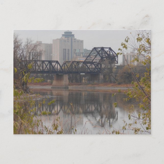 Carte Postale Pont ferroviaire de Winnipeg (Devant)