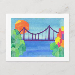 Carte Postale Pont George Washington