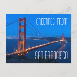 Carte Postale Pont Golden Gate de San Francisco