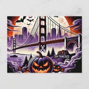 Carte Postale Pont Golden Gate de SF et nuits brumeuses