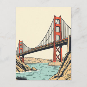 Carte Postale Pont Golden Gate Voyage San Francisco