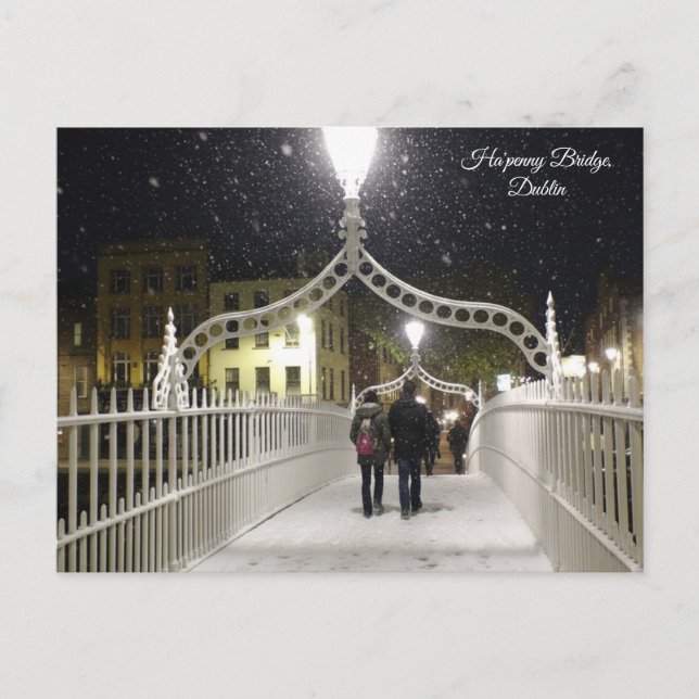Carte Postale Pont Ha'penny Dublin (Devant)