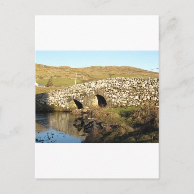 Carte Postale Pont homme calme (Devant)