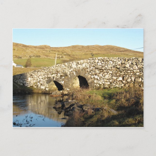 Carte Postale Pont homme calme (Devant)